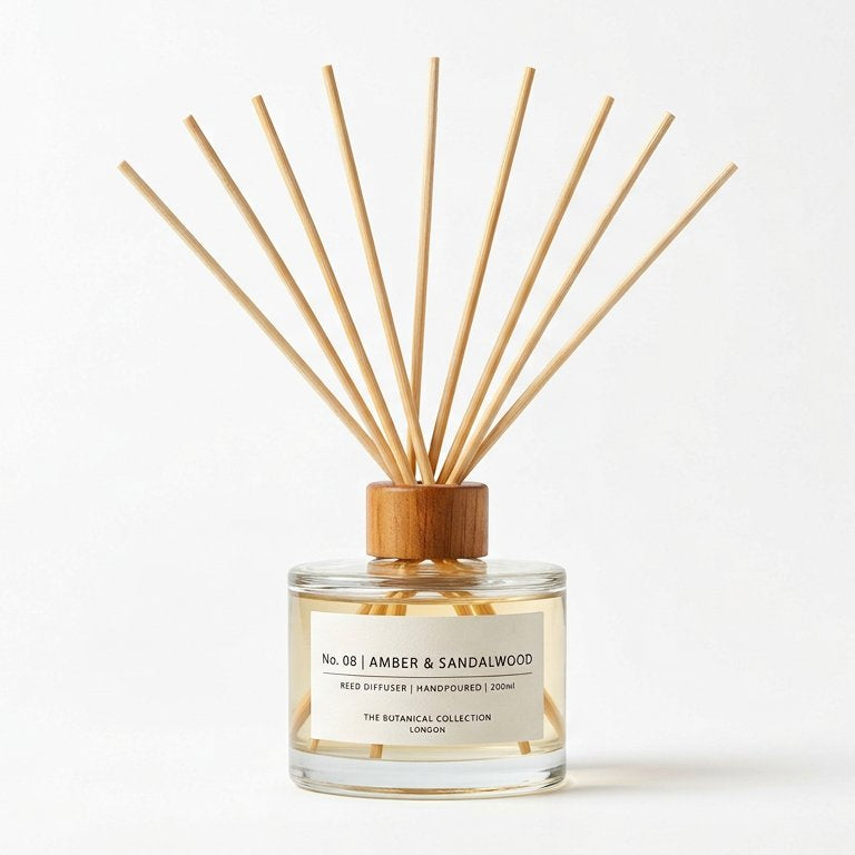 Clean Linen Reed Diffuser Set with Sticks, 6.7 fl oz