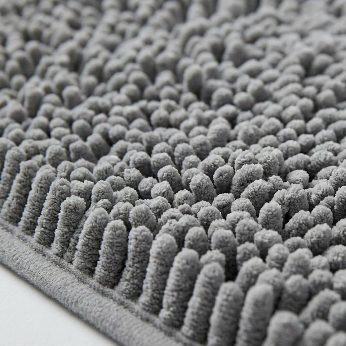 Extra-Soft Chenille Bathroom Rug, 30 x 20 Inches