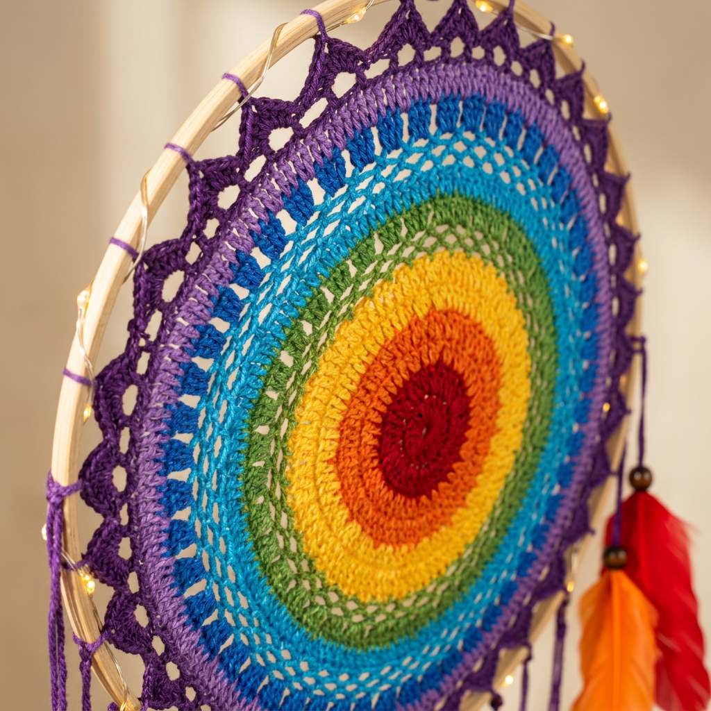 Large Boho Dream Catcher Wall Decor for Bedroom