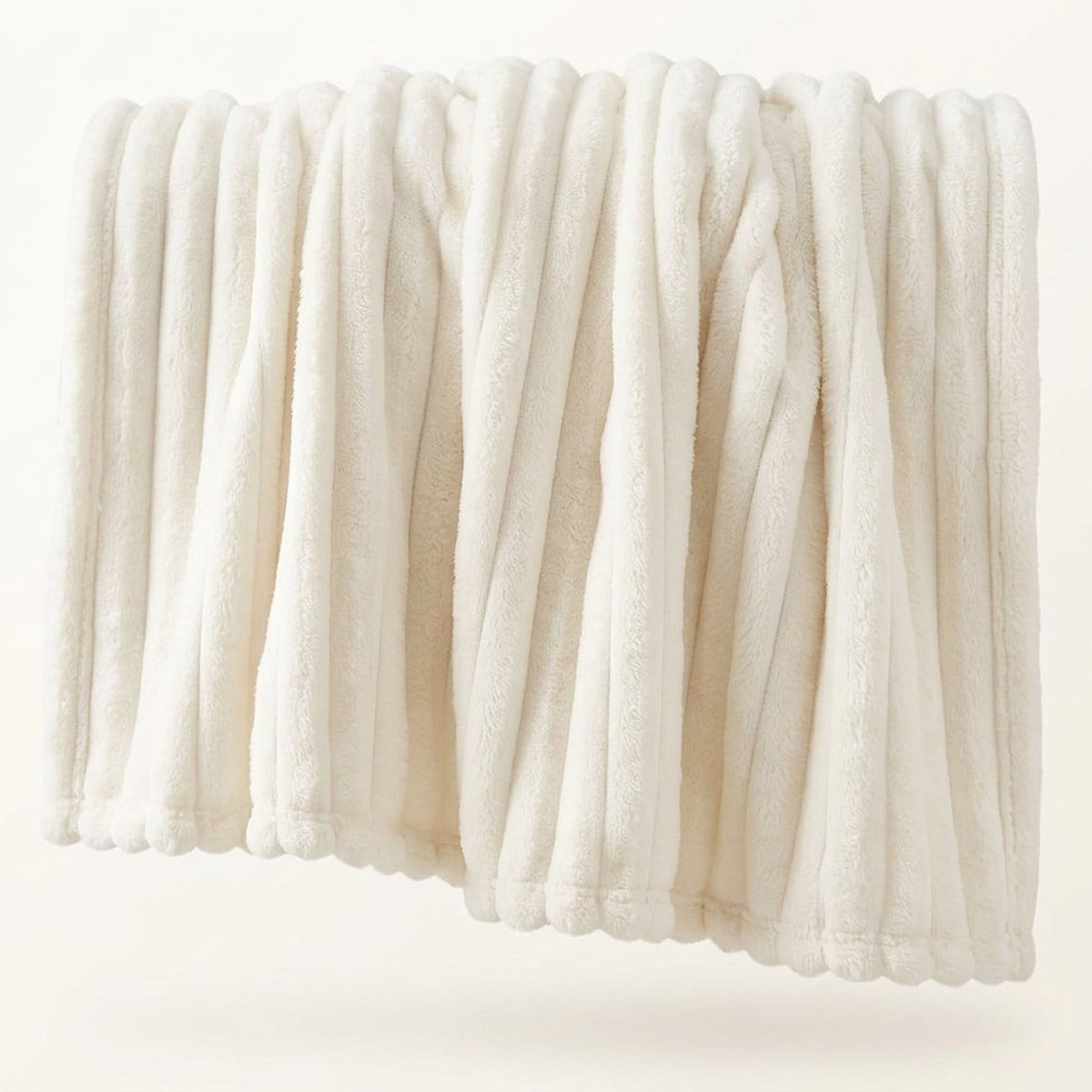 Soft Off-White Throw Blanket, 50 x 60 Inches