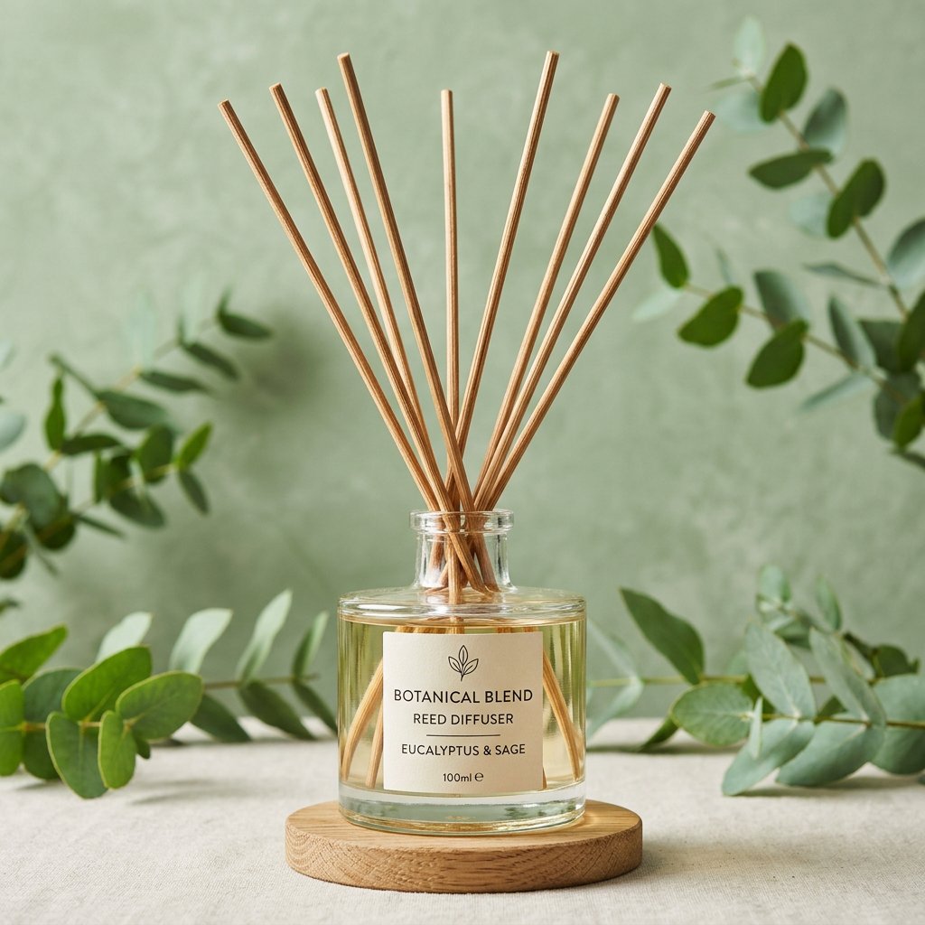 Clean Linen Reed Diffuser Set with Sticks, 6.7 fl oz